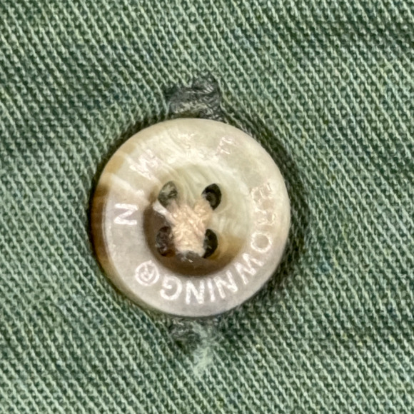 Vintage Browning Shirt Adult EXTRA LARGE Green NWTF Wild Turkey Hunting Y2K - Picture 8 of 11